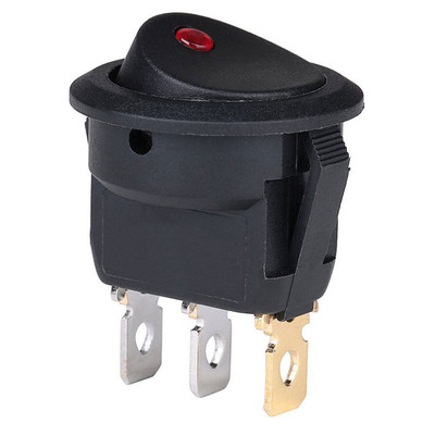 直銷 汽車改裝車窗開關ASW-01汽車車窗升降開關 帶線復位翹板開關